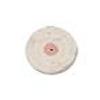 Dixcel Unbleached Muslin Buff - 3" Diameter, 35-Ply