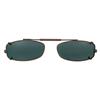 52 mm  SLX Rectangle Gray Polarized with Black Frame